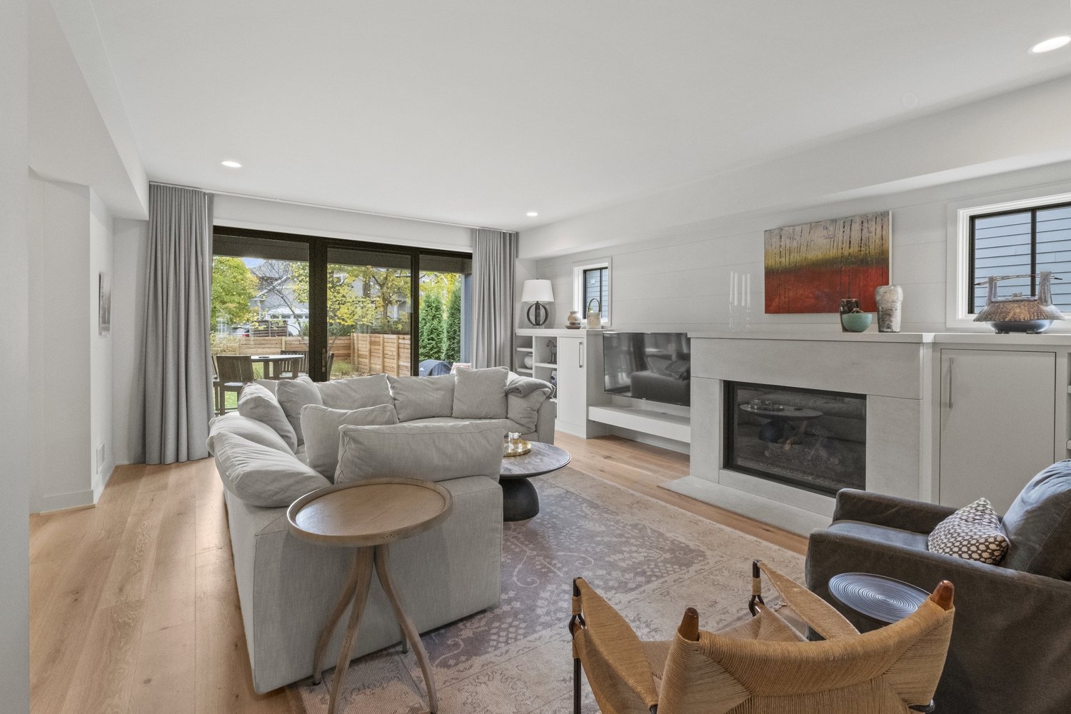 Wood flooring in a living room from the Kingstree gallery